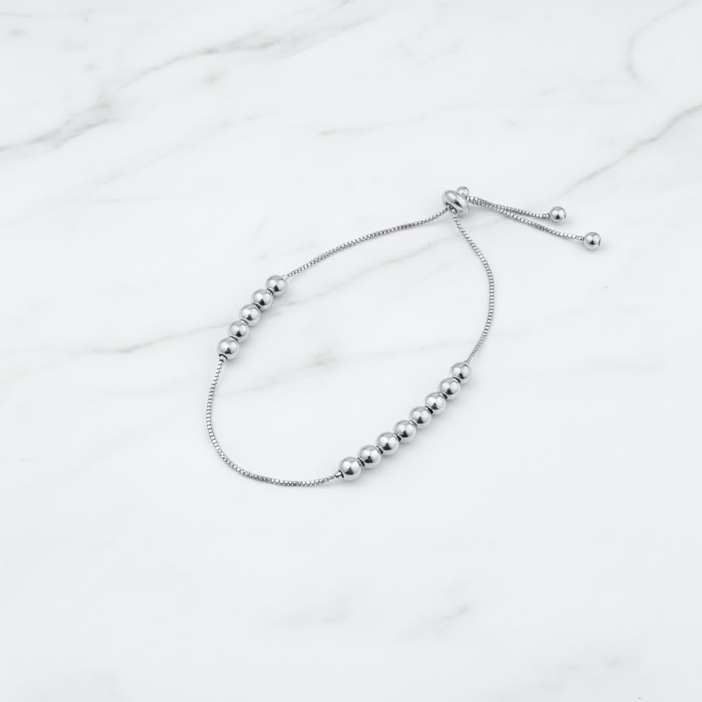Silver Adjustable Bracelet