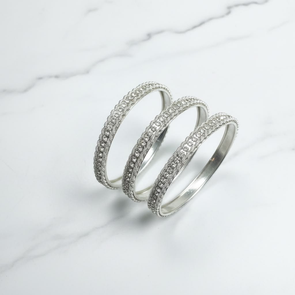 Silver Bangles