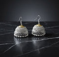 Classic silver jhumaka earring