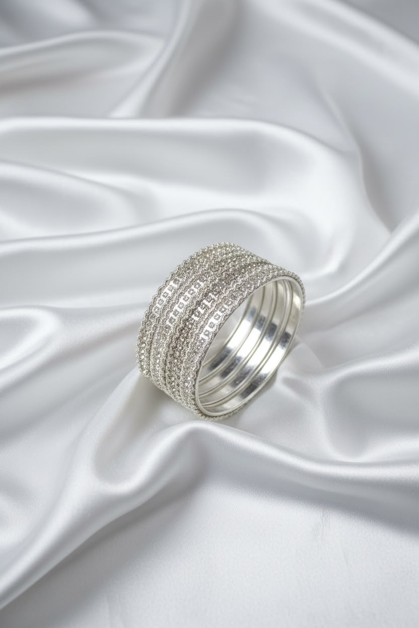 Silver Bangles