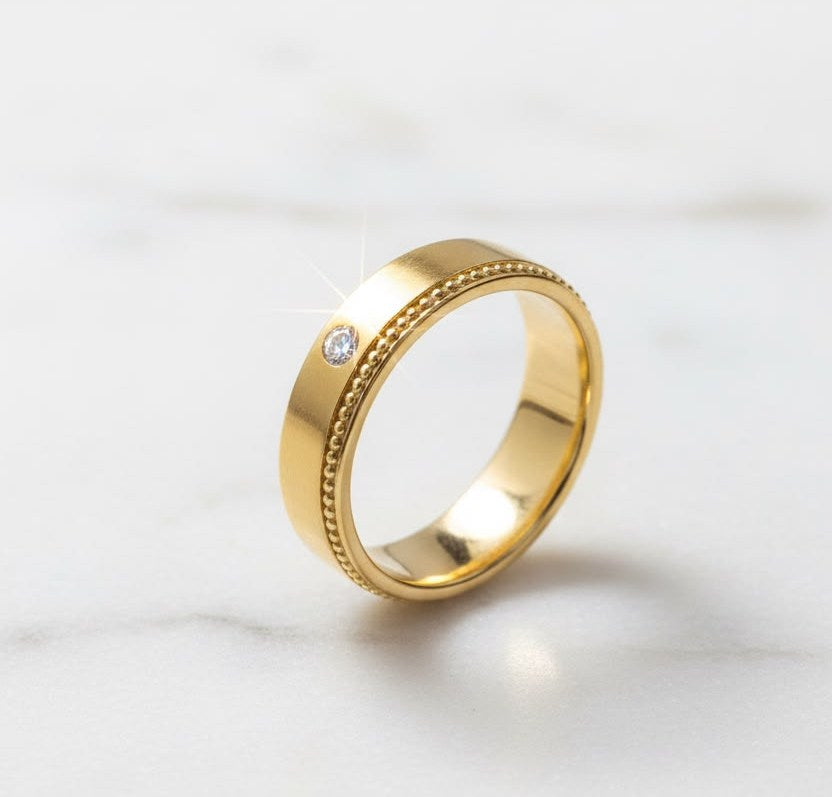 Daily wear golden ring