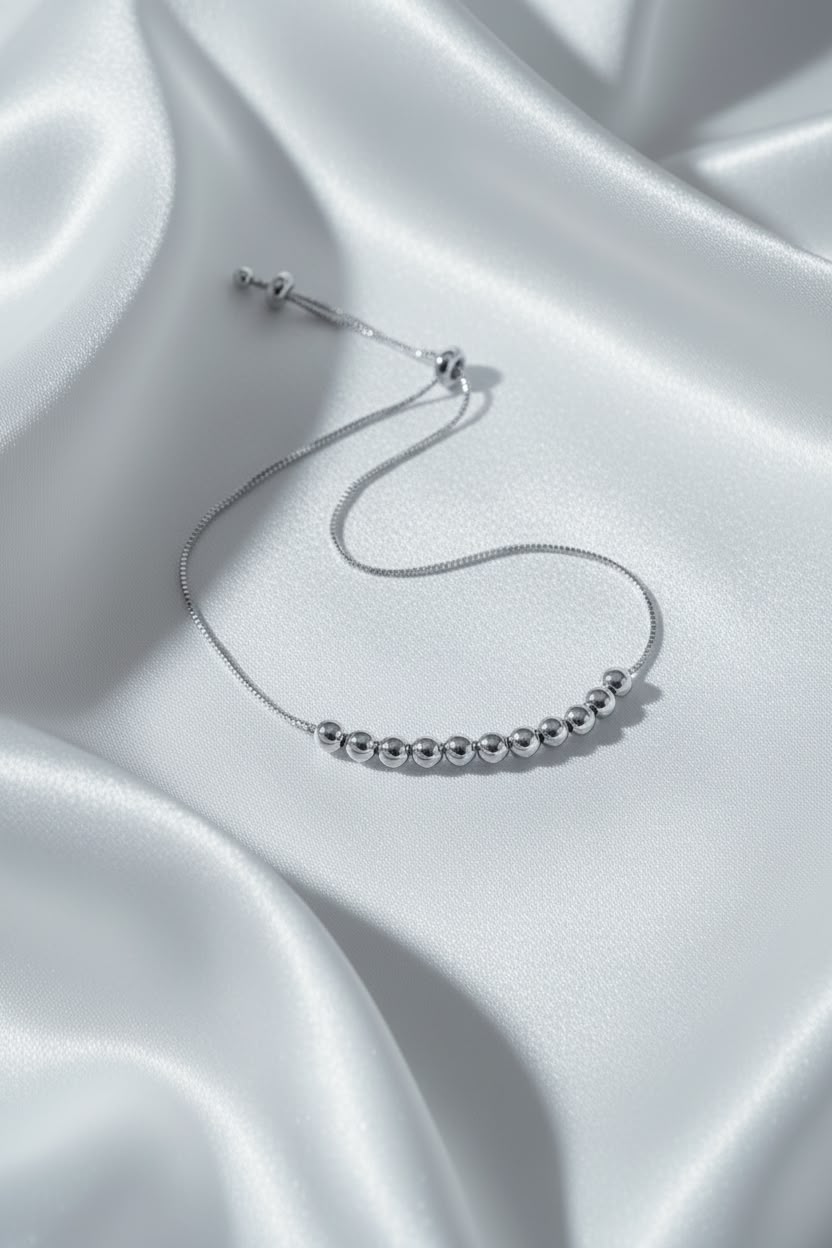 Silver Adjustable Bracelet
